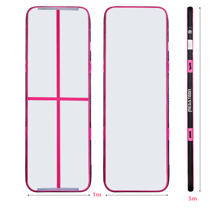 AirTrack | Air Volt Track | Enkel montering og oppbevaring | 5x1 m | Rosa