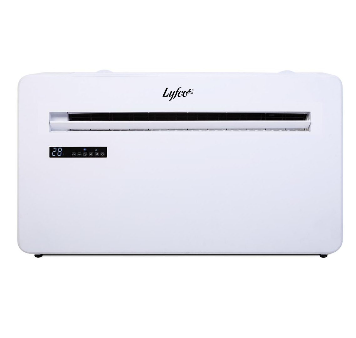 Veggmontert luftvarmepumpe med AC � 8000/9000 BTU, uten utend�rsenhet, energieffektiv l�sning for mindre rom