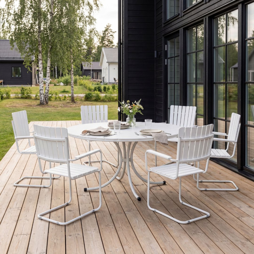 Bord med benker | Utend�rs m�belsett �ja | Akasie | 4 sitteplasser