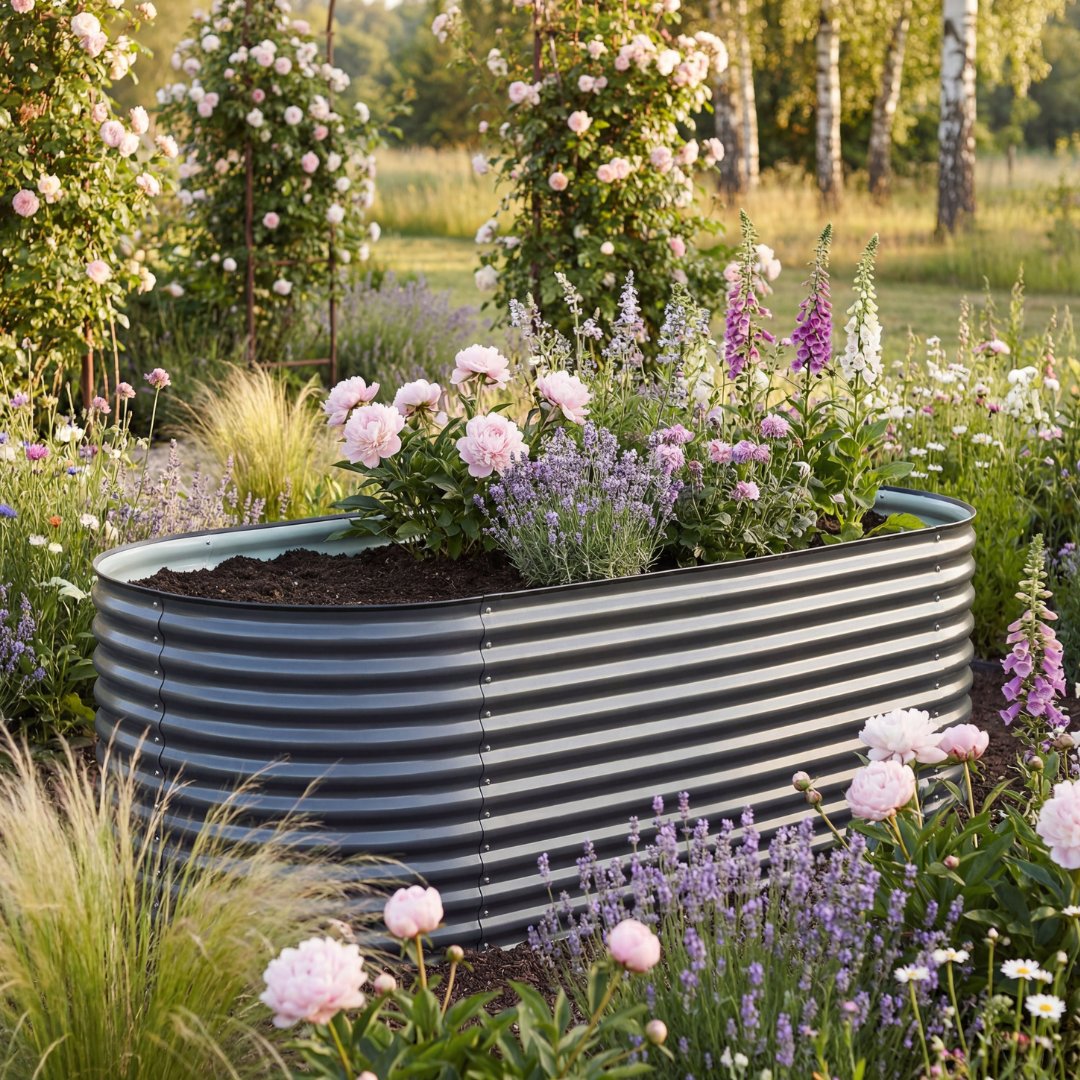 Plantekasse 240 cm | Galvanisert st�l