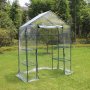 Lite drivhus i plast 1m | Stlramme med PVC-belegg