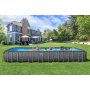 Bestway basseng ovan mark 9,6x4,9m - 132cm djup | Power Steel (56623)