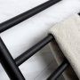 Stor elektrisk hndklestang 63x55x12,5cm | 9007 | Svart