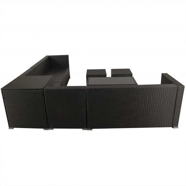 Loungegruppe| Lyfco Djursvik | Innebygd oppbevaring | Grå kunstrotting Loungegruppe| Lyfco Djursvik | Innebygd oppbevaring | Grå kunstrotting