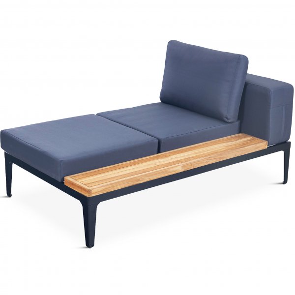 Eksklusiv loungegruppe i teak og aluminium - Björkskär Eksklusiv loungegruppe i teak og aluminium - Björkskär