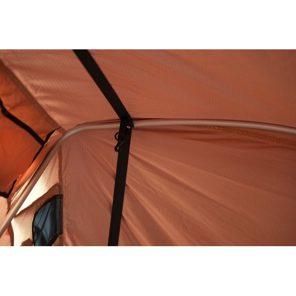 Taktelt softshell 240x160 cm | 10000 mm vanntett, madrass og stige inkludert, Trekkrunner