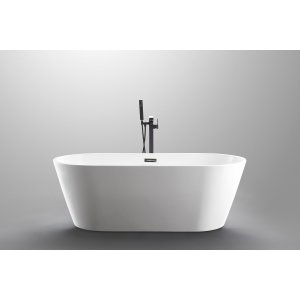 Frittst�ende badekar i hvit akryl 150 cm | Medea