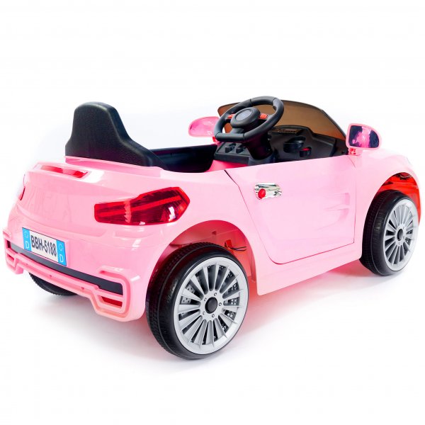 Elbil for barn 12V - Rosa - 2x25W Cab