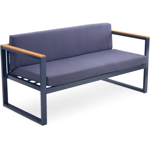 Stilren loungesett i oljet akasie - Dalar