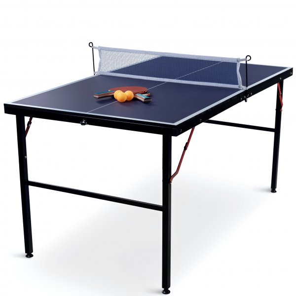 Mini bordtennisbord | Inkludert nett, 2 racketer og baller | Sammenleggbar