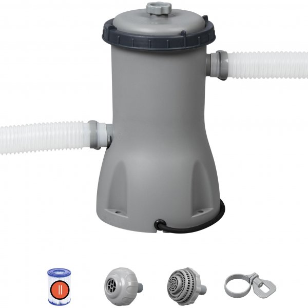 Bassengpumpe 3028 l/t | Filterpumpe til overflatebasseng | Bestway 58386 Bassengpumpe 3028 l/t | Filterpumpe til overflatebasseng | Bestway 58386