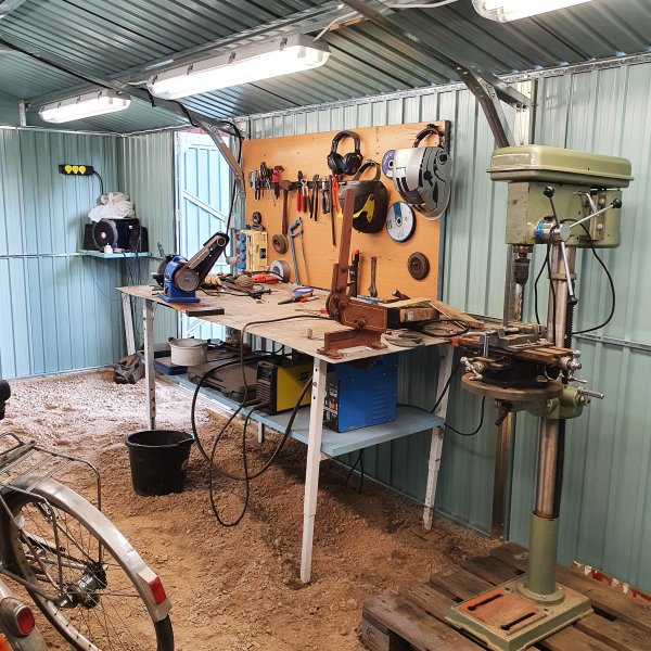 Metall garasje 18m | Komplett byggesett