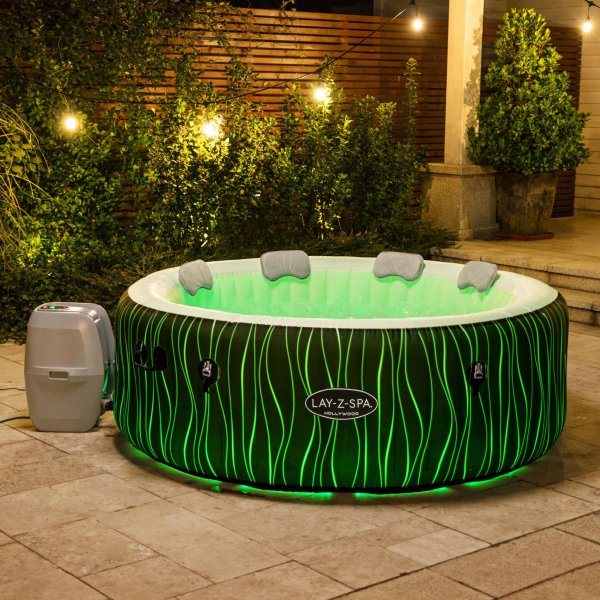 Oppbl�sbart spabad 4�6 personer | Lay-Z-Spa Hollywood AirJet | Bestway