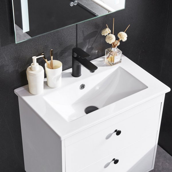 Kommode 60cm | LED speil med dimmer | Mikser inkludert Kommode 60cm | LED speil med dimmer | Mikser inkludert