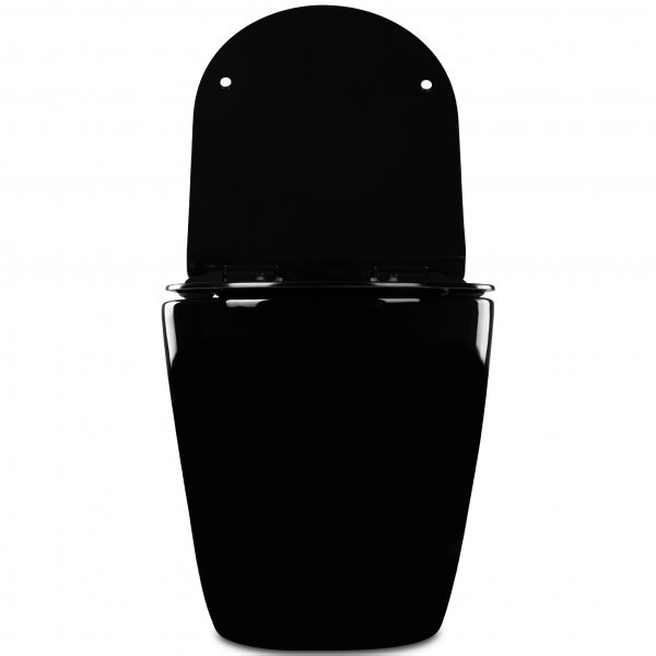 Toalettpakke vegghengt toalett & Skjult sisterne | Svart