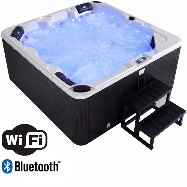 Spabad Karma WiFi - 5 personer | LED-stråler | Lyfco Spabad Karma WiFi - 5 personer | LED-stråler | Lyfco