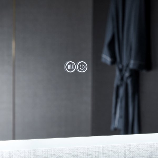 Baderomsspeil | LED-belysning og berøringsstyrt dimmer Baderomsspeil | LED-belysning og berøringsstyrt dimmer
