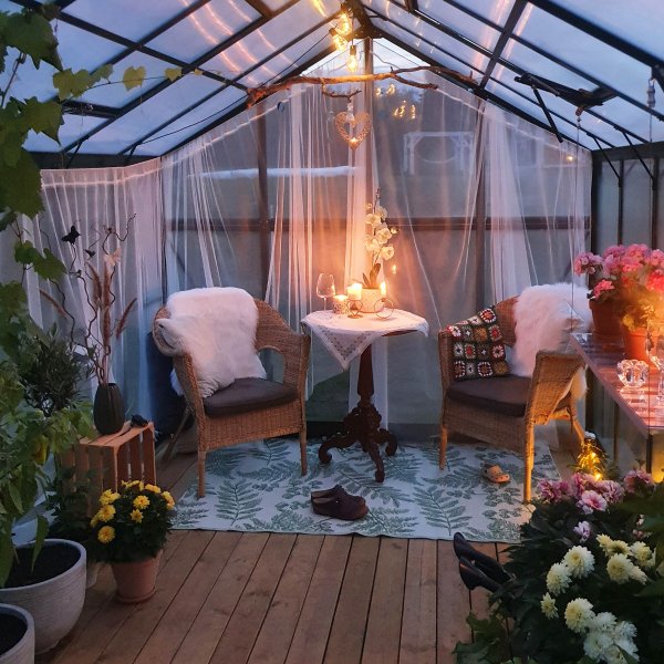 Drivhus 12,7m� | 5 �rs stormgaranti | 4 mm sikkerhetsglass