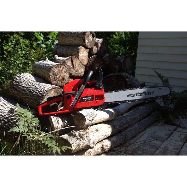 Motorsag bensindrevet 45cc | Kjede og blad fra Oregon