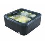 Spabad 190x190 cm for 4�6 personer | Zeus Blackline med Balboa� og Lucite�