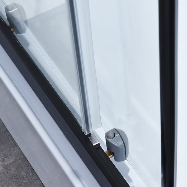 Moderne dusjkabinett med flere spraymoduser | Svart Moderne dusjkabinett med flere spraymoduser | Svart