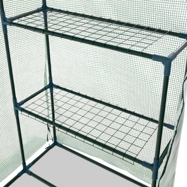 Lite drivhus i plast 1m² | Stålramme med PE plastdeksel Lite drivhus i plast 1m² | Stålramme med PE plastdeksel