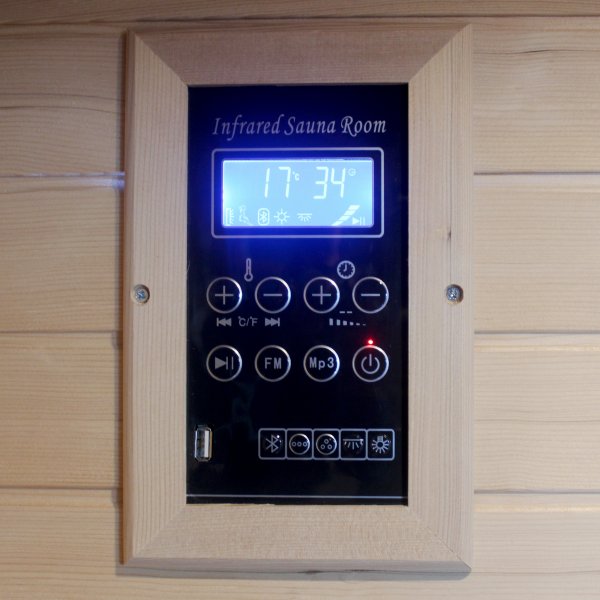 Infrarød badstue - 5 personer | Full høyde 210cm | Saarijärvi Infrarød badstue - 5 personer | Full høyde 210cm | Saarijärvi