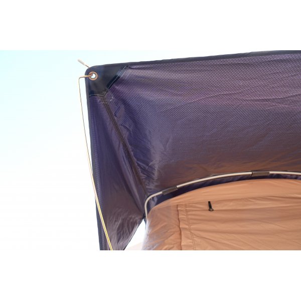 Taktelt softshell 240x160 cm | 10000 mm vanntett, madrass og stige inkludert, Trekkrunner