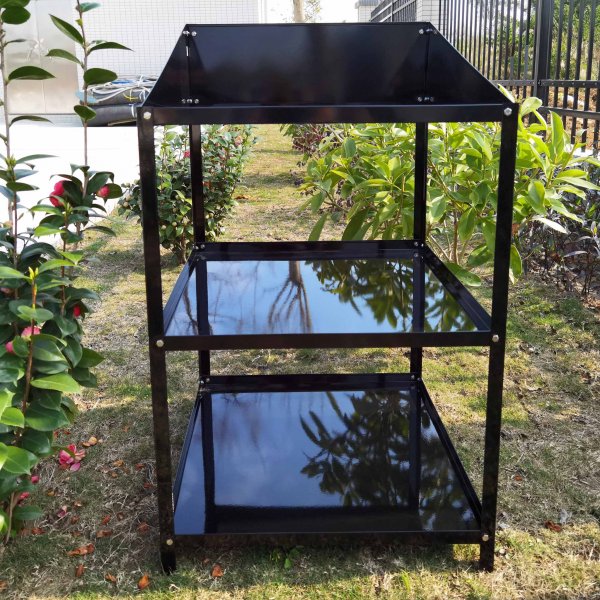 Drivhushylle med tre nivåer - Aluminium Drivhushylle med tre nivåer - Aluminium