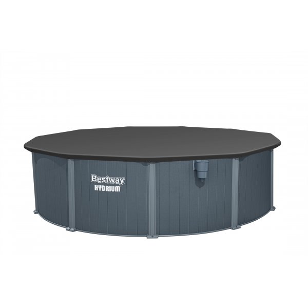 Bestway Hydrium� st�lveggsbasseng �4,88 m � 132 cm dybde | Ovanmarksbasseng sett (561CU)