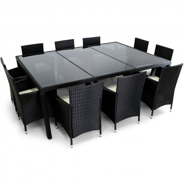 Stor utemøbelgruppe 220x160cm - 10 stoler Stor utemøbelgruppe 220x160cm - 10 stoler