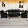 Sofagruppe utembler | Innebygd oppbevaring | Gr kunstrotting | Sanns