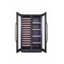 Stor vinkj�ler for 60 flasker og 218 bokser | Eksklusivt design med doble temperatursoner | 365 L