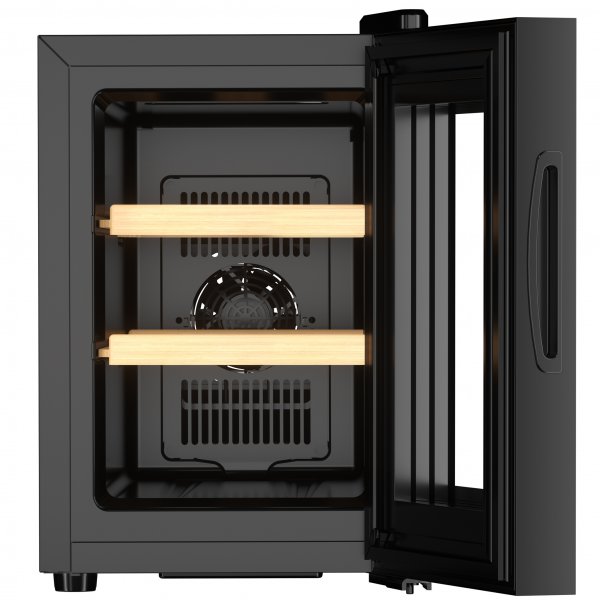 Vinkjøler 6 flasker | Ekstra lydløs | LED-belysning | 26,5 cm smal Vinkjøler 6 flasker | Ekstra lydløs | LED-belysning | 26,5 cm smal