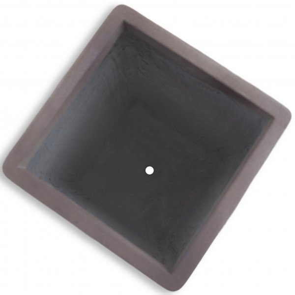 Fiberarmerte utepotter - Hy smal - Brun