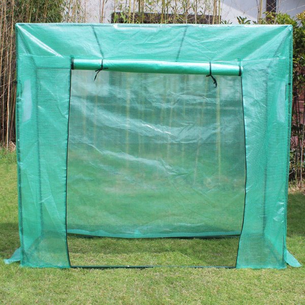 Drivhus i plast 1,54m² | Stålramme med PE plastdeksel Drivhus i plast 1,54m² | Stålramme med PE plastdeksel