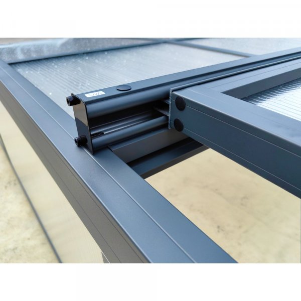 Bassengtak 5 � 10 m | Uten skinner | UV-beskyttelse | Fleksibel d�r