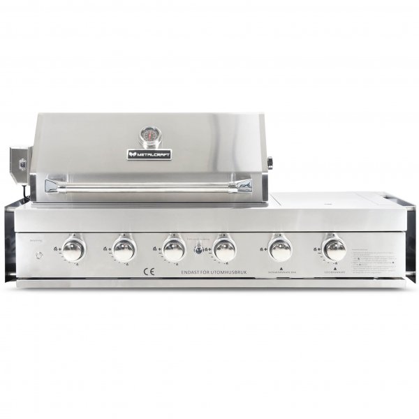 Rustfri gassgrill for innbygging - Seattle Rustfri gassgrill for innbygging - Seattle