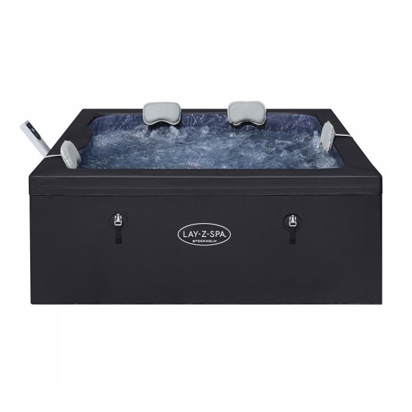 Oppbl�sbart spabad med WiFi for 4�6 personer | Lay-Z-Spa Stockholm ThermaCore UltraFit 60229