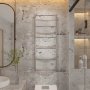 Elektrisk hndklestang 50x120x9cm | Rustfritt stl | OH-004