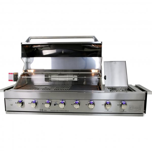 Stor rustfri gassgrill for innbygging Amarillo Stor rustfri gassgrill for innbygging Amarillo