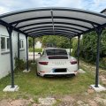 Kundebilde Carport 17m� | Aluminiumramme med kanalplasttak | Holdbar design