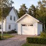 Garasjeport takskyveport | 240 � 212,5 cm | Elektrisk med fjernkontroll | Med vinduer