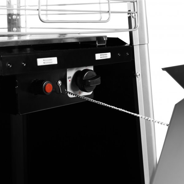 Gassdrevet terrassevarmer 13 kW | Pyramidformet | Svart Gassdrevet terrassevarmer 13 kW | Pyramidformet | Svart