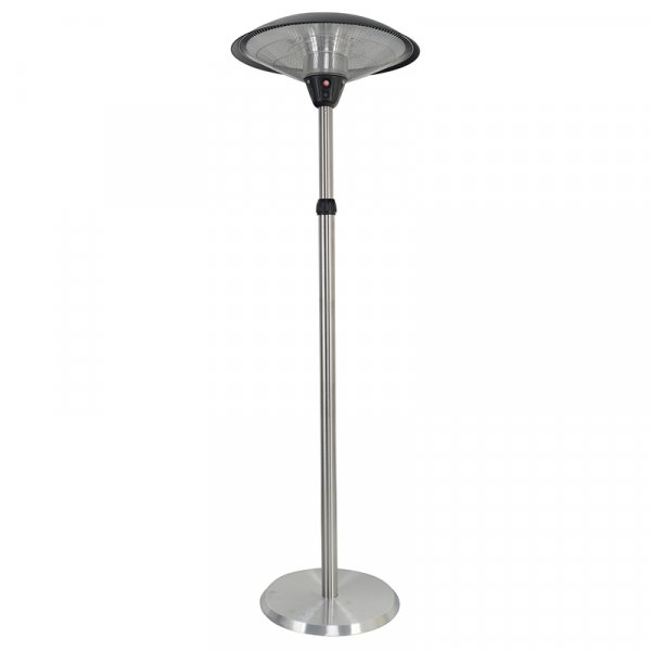 Terrassevarmer med fjernkontroll | 2100W | Gulvstende