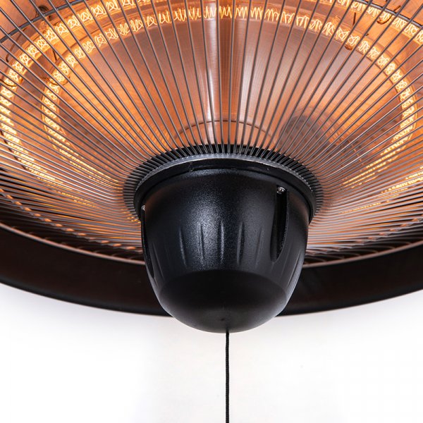 Hengende terrassevarmer | 1500W | Svart Hengende terrassevarmer | 1500W | Svart
