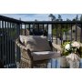 Loungegruppe i naturfarget konstrotting | 4-delt med sofa, lenestoler og bord | Ängsö Loungegruppe i naturfarget konstrotting | 4-delt med sofa, lenestoler og bord | Ängsö