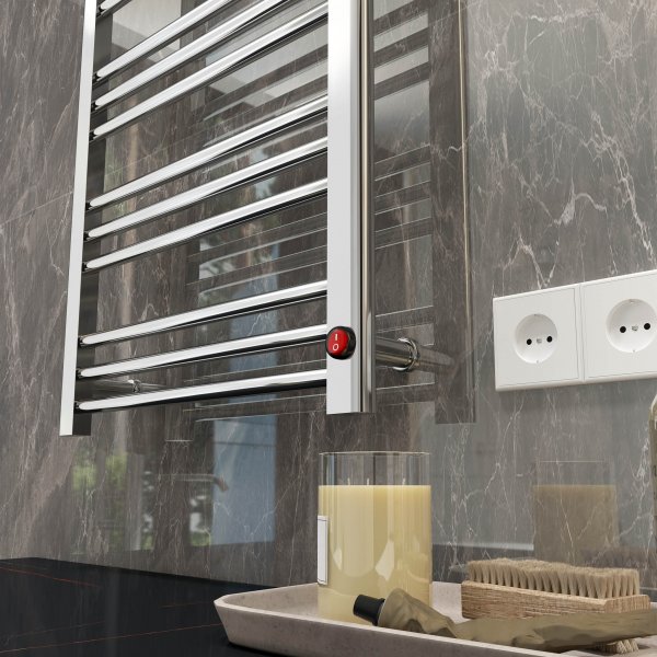 Elektrisk håndklestang 50x120x9cm | Rustfritt stål | OH-011 Elektrisk håndklestang 50x120x9cm | Rustfritt stål | OH-011