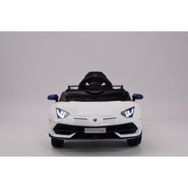 Elektrisk bil for barn Lamborghini | 12V, 2x390 motorer, 4,5Ah, hvit