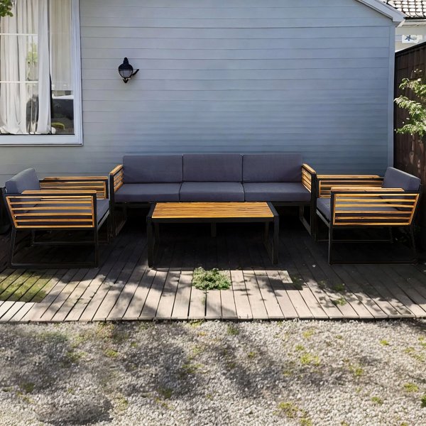 Loungegruppe i FSC-sertifisert akasietre - Duvholmen Loungegruppe i FSC-sertifisert akasietre - Duvholmen